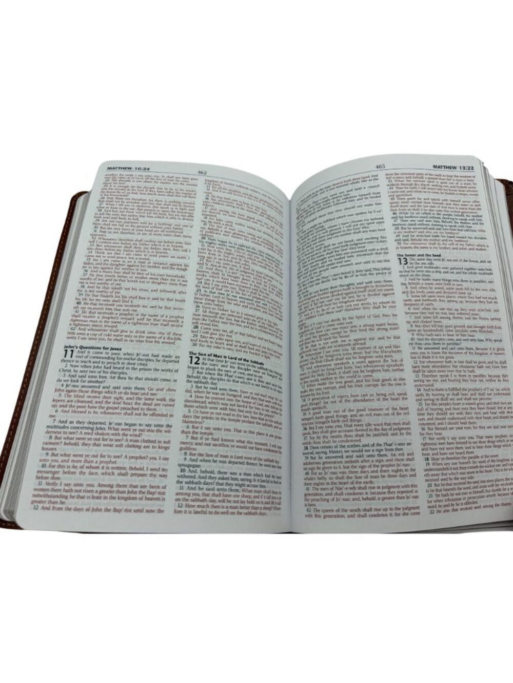 1987 KJV Holy Bible Thomas Nelson Red Letter Self Pronouncing Faux Leather Cover - Picture 7 of 11